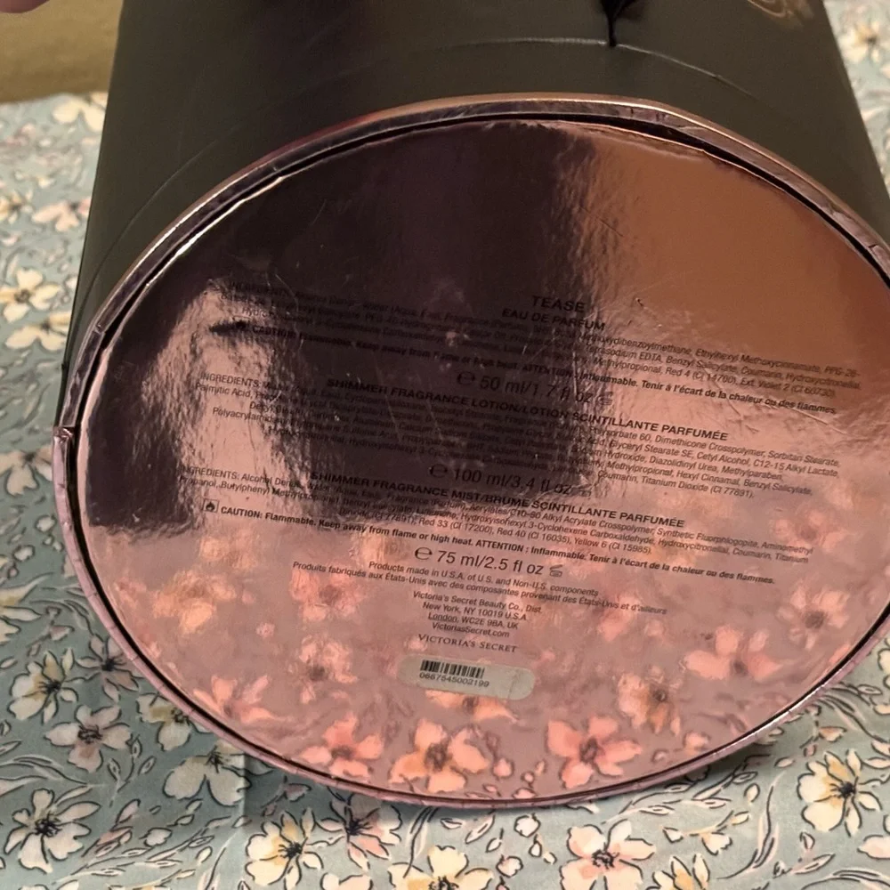 Victoria's Secret Tease Black Gift Box